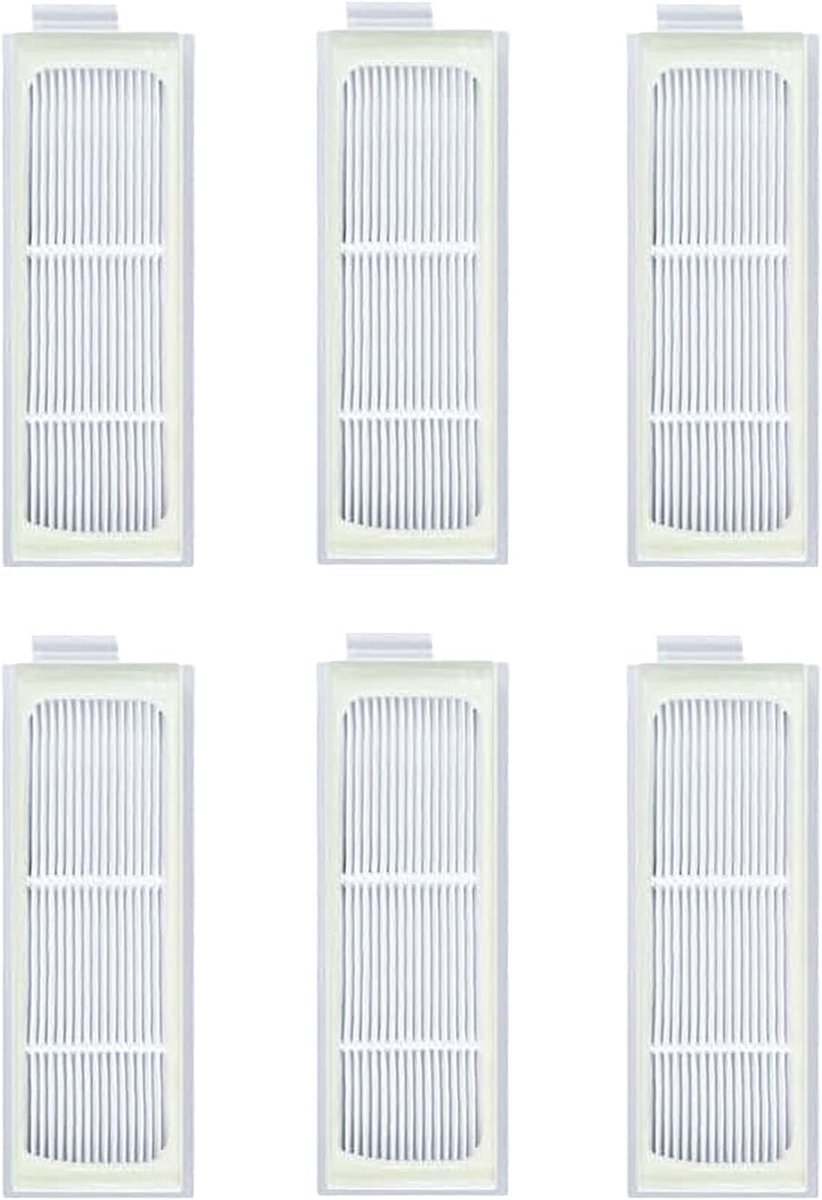 Set van 6 HEPA-filters voor Deebot T20 Omni / T20e Omni robotstofzuiger, wasbaar en herbruikbaar reserveonderdeel