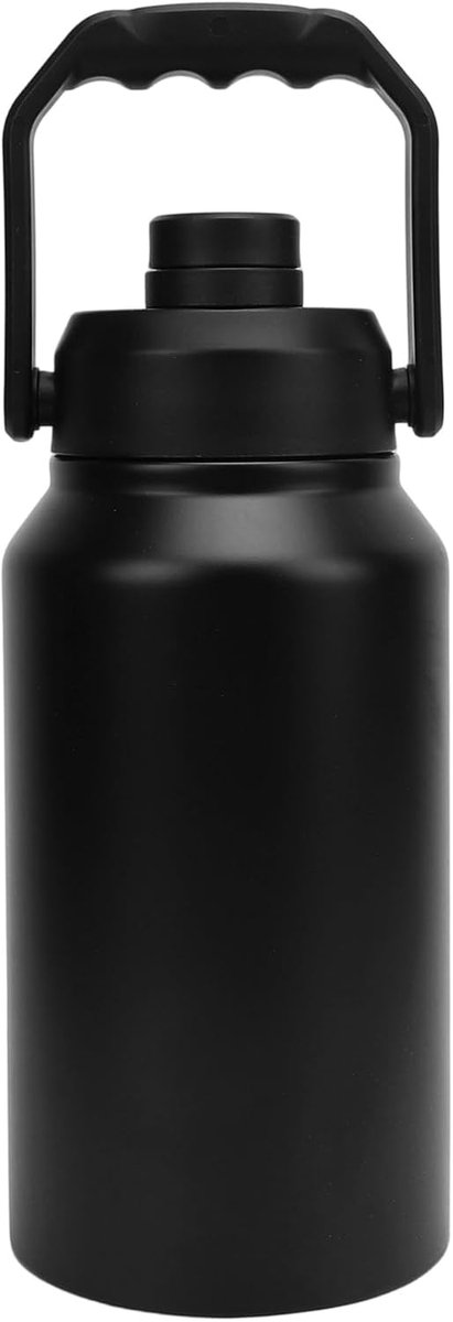 SnelShoppen - 3L Geïsoleerde Waterfles, 316 Roestvrijstalen Thermoskan met Robuuste Handgreep en Brede Opening, Ideaal voor Sport, Gym, Camping, Houdt