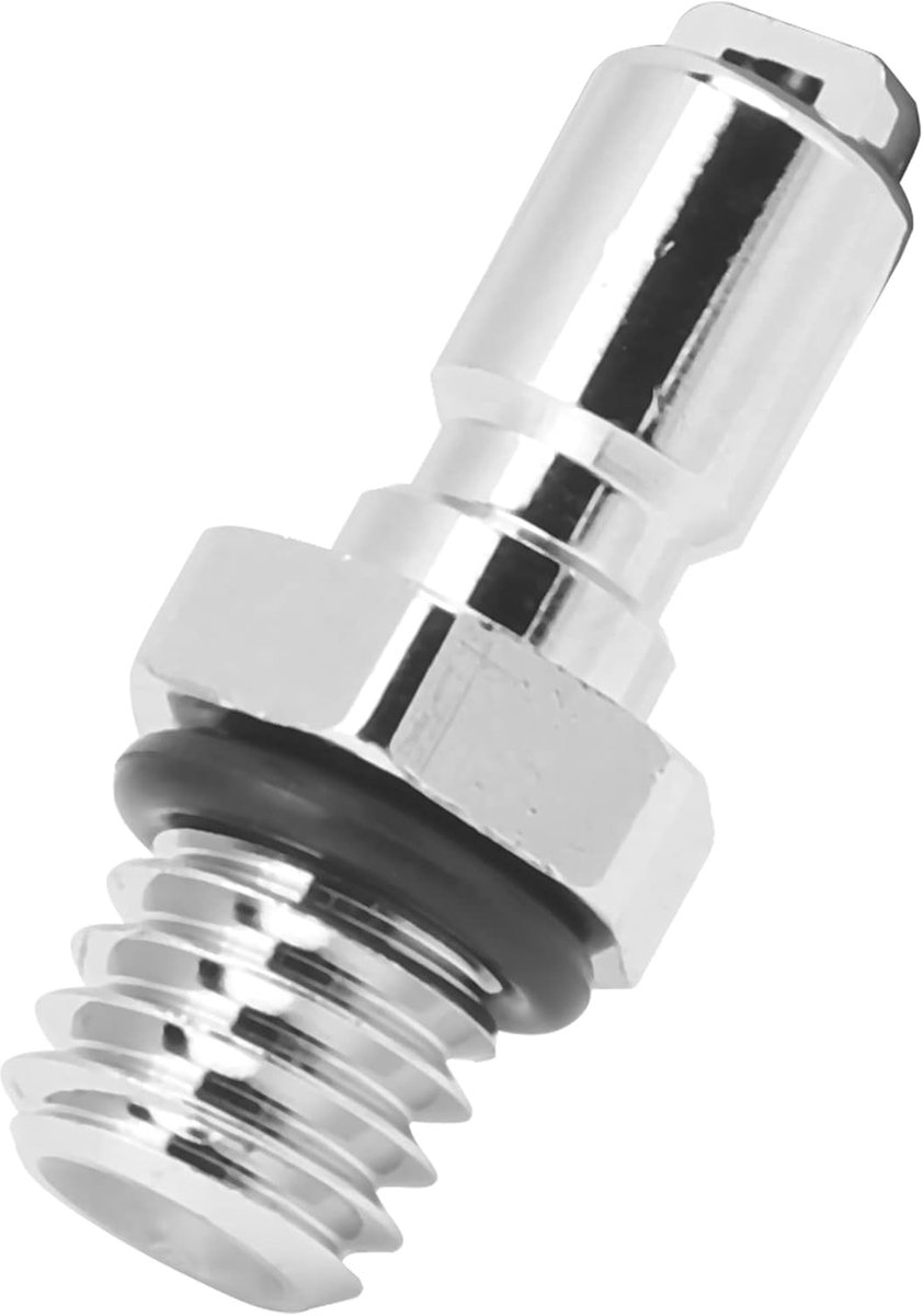 SnelShoppen - Diving Inflator Adapter - Chroom Geplateerd Messing BCD Power Duikafvoerventiel Vervanging voor Lucht Slang en Regulator Verbinding