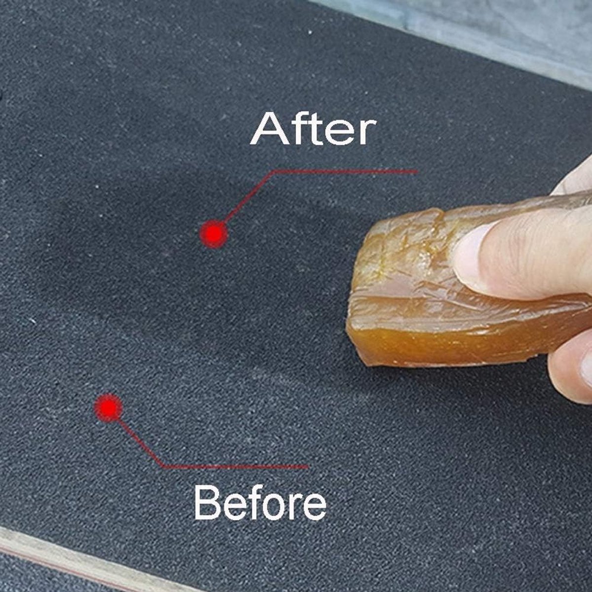 Griptape reiniger voor skateboard, rubberen wisser en schuurband schoonmaakset voor optimale grip en prestaties