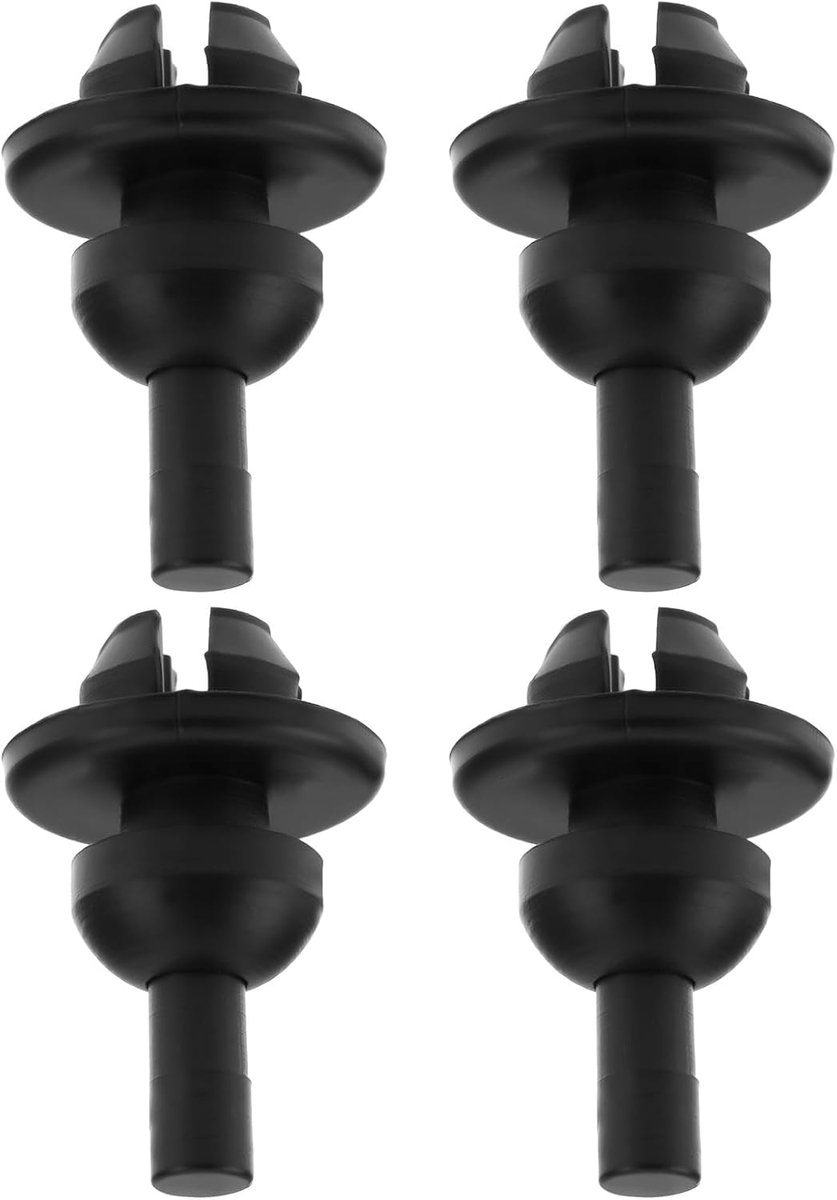 SnelShoppen - 4x Auto Kofferbak Plank Clips Pins Geschikt voor Ford Fiesta 1976-2023 - Duurzaam ABS Kunststof - Eenvoudige Montage - Veilig Vastzetten