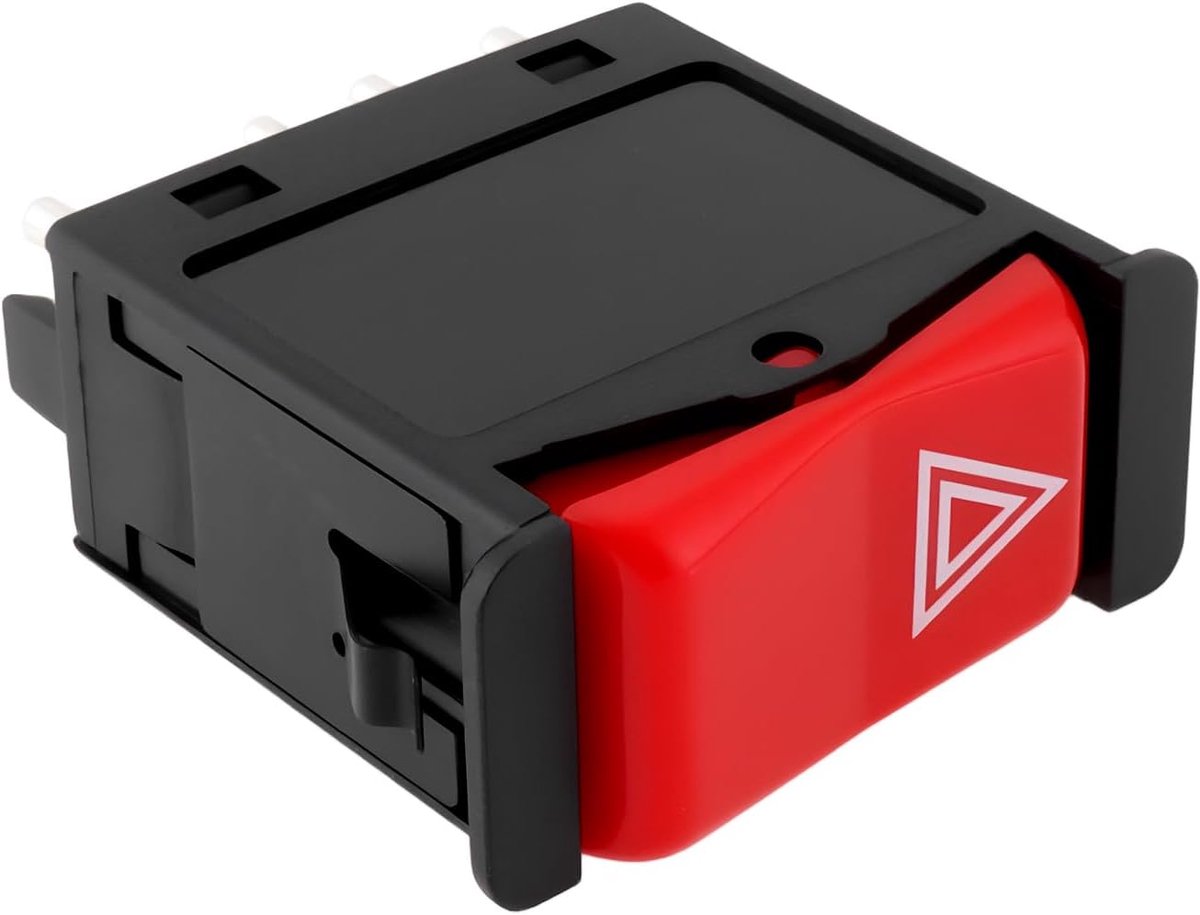 SnelShoppen - 8Pin Noodknipper Schakelaar A0008209010 Vervangend voor Mercedes-Benz 190 W201 1982-1993, Betrouwbare Staalgeleider, Directe Vervanging,