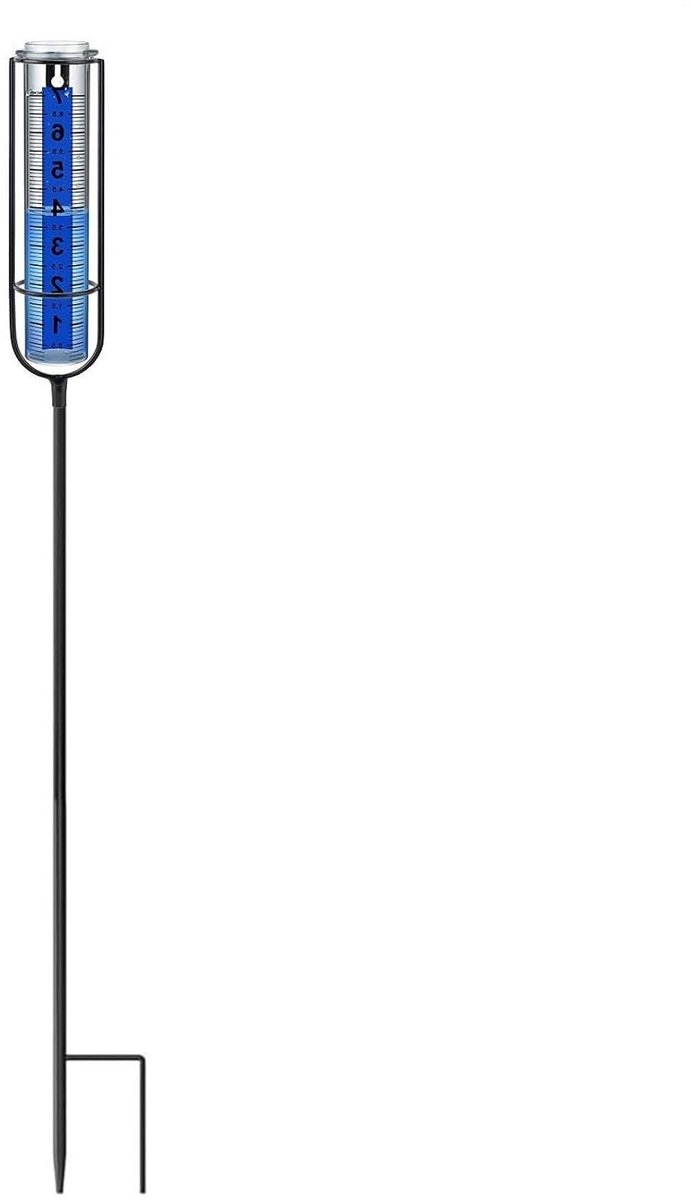 Regenmeter Buiten - Regenmeter Tuin - Tuinieren Meten - Splinterbestendig Frame - 73.2 cm - Transparant
