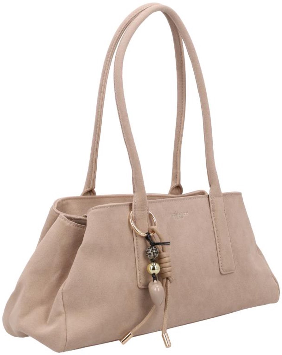 Flora & Co Olla Medium Handtas Dames - Imitatiesuède - Beige