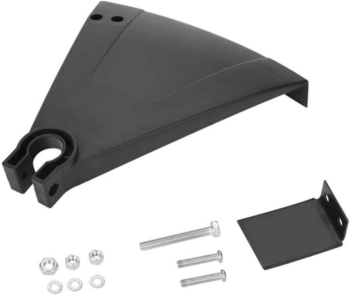 Motorzeisenbescherming - Trimmerafdekking - Tuinonderhoud - Verstelbare bevestiging - 25 mm - Zwart