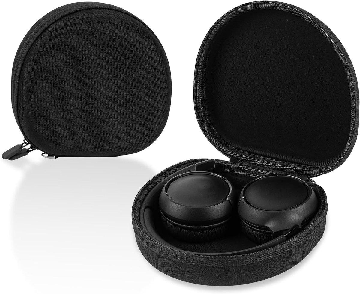 SnelShoppen - Hoofdtelefoon Opbergtas Hardcase Geschikt voor JBL Tune 510BT, 500BT, 560, Live 460NC, E40BT en T450BT - Beschermende Reisdoos Zwart