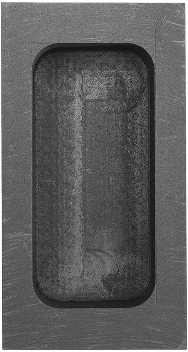 SnelShoppen - Grafietpotvorm voor Metaalreiniging en Gieten - Hoogwaardige Zuiverheid - 40 x 20 x 15 mm - Corrosiebestendig - Thermisch Bestendig tot