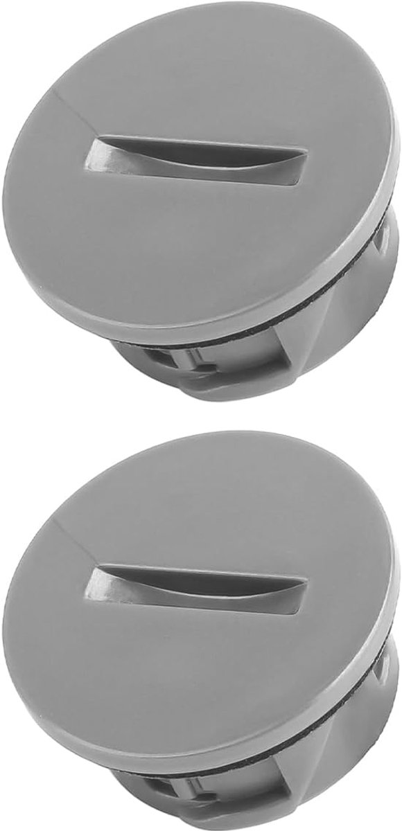 SnelShoppen - 2 Stuks Vervangende Borstelkappen voor V6 Dierenvacuum - Compatibel met DC58, DC59, DC61, DC62 - Duurzaam ABS Materiaal, Eenvoudig te In