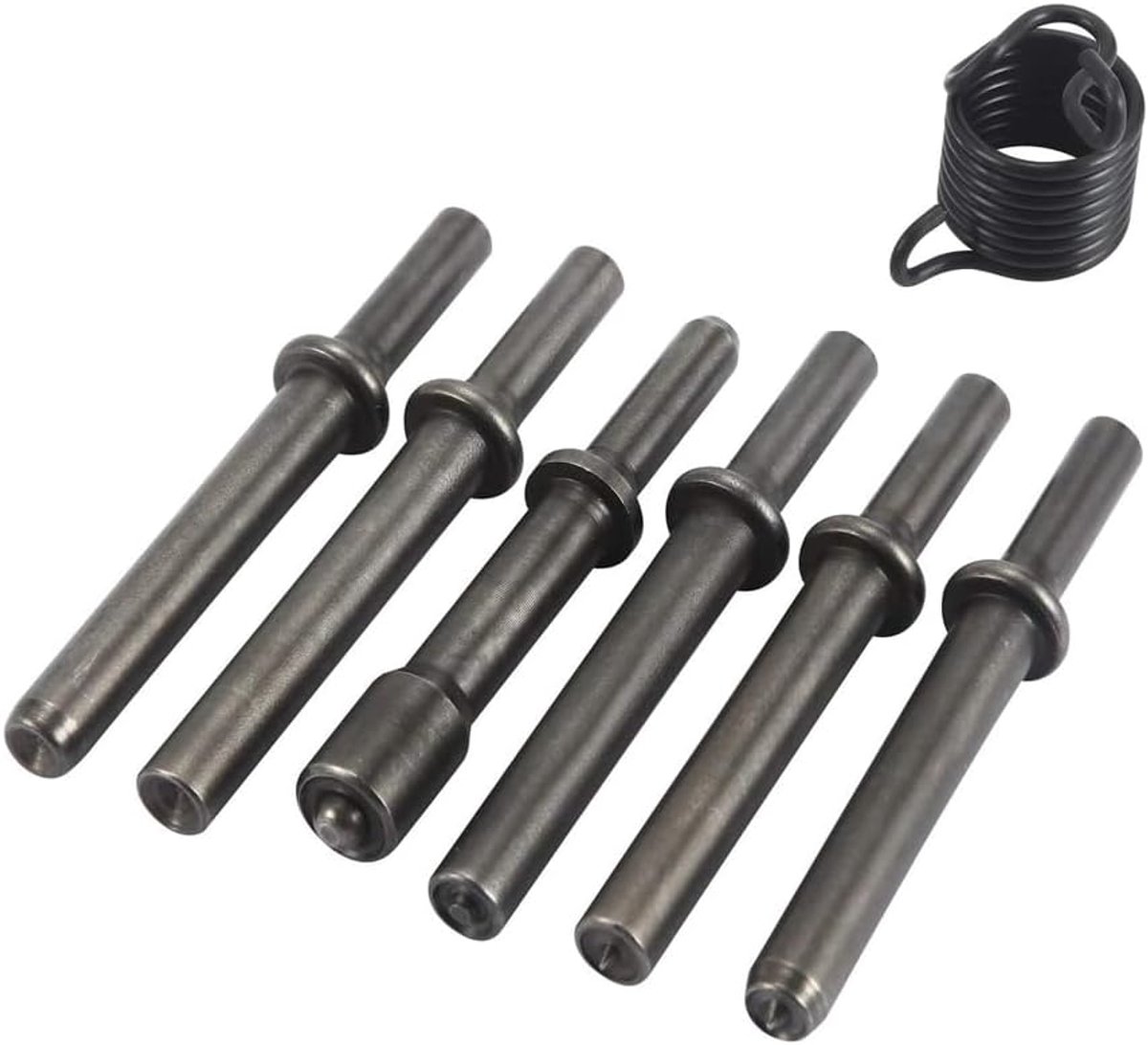 SnelShoppen - 7 Delige Lucht Hamer Bits Set - Accessoires voor Lucht Hamer - Stalen Beitels voor Elektrisch Hamer Gereedschap en Klussen