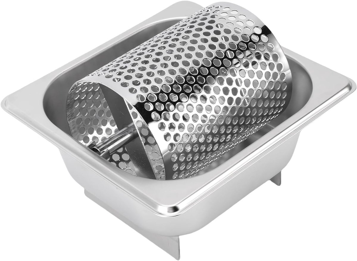 SnelShoppen - RVS Boterroller, Boter Spreader voor BBQ, Kamperen, Grillen, 304 Roestvrij Staal, Unieke Roller Ontwerp, Ideaal voor Tuin, Keuken en Fee
