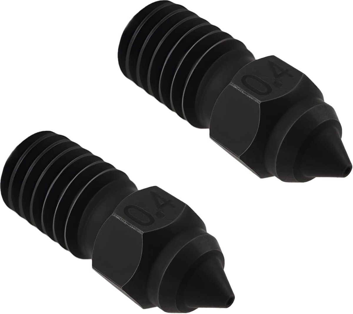 SG Store 2pcs 0.4mm 3D Printer Tempered Steel Nozzles Compatible with Creality Ender 3 V3 SE Ender 7 Ender 5 S1 - ShopVlot