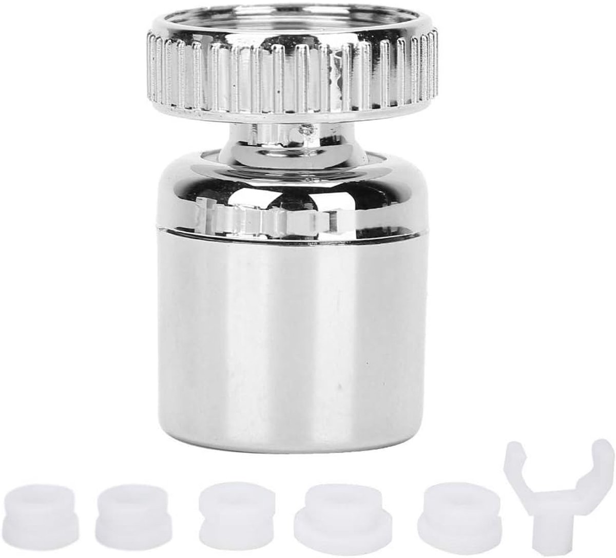 SnelShoppen - ABS Keuken en Badkamer Kraanaccessoire 360° Draaiend Waterbesparend Mondstuk met Filter - Universele Adapter M18x1/M20/M22/M24/M28