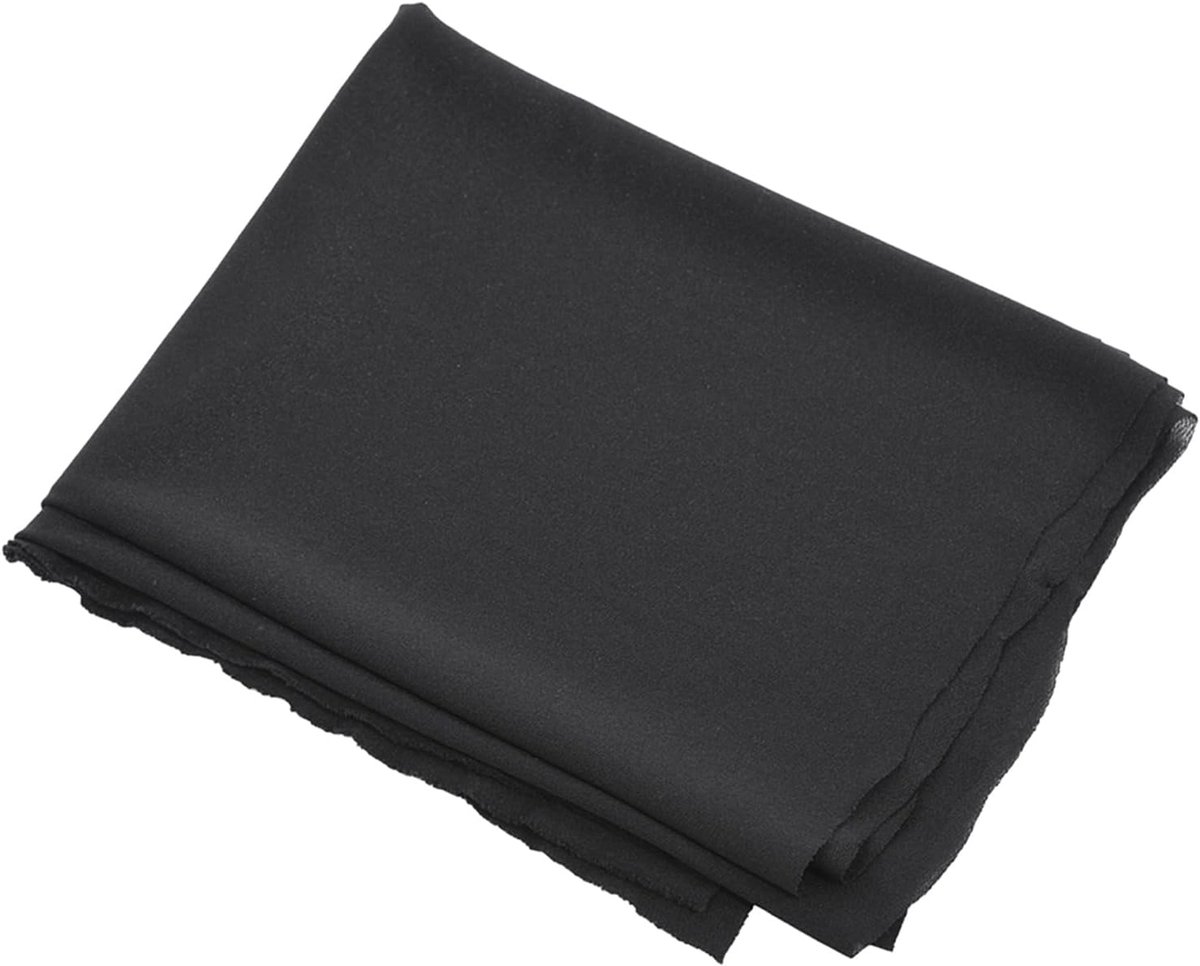 SnelShoppen - Speaker Grill Cloth - Aramox Stereo Gille Stof Speaker Gaas - Stofdicht Beschermhoes 1.7m x 0.5m (Zwart) - Voor Vintage Speakers en Gelu