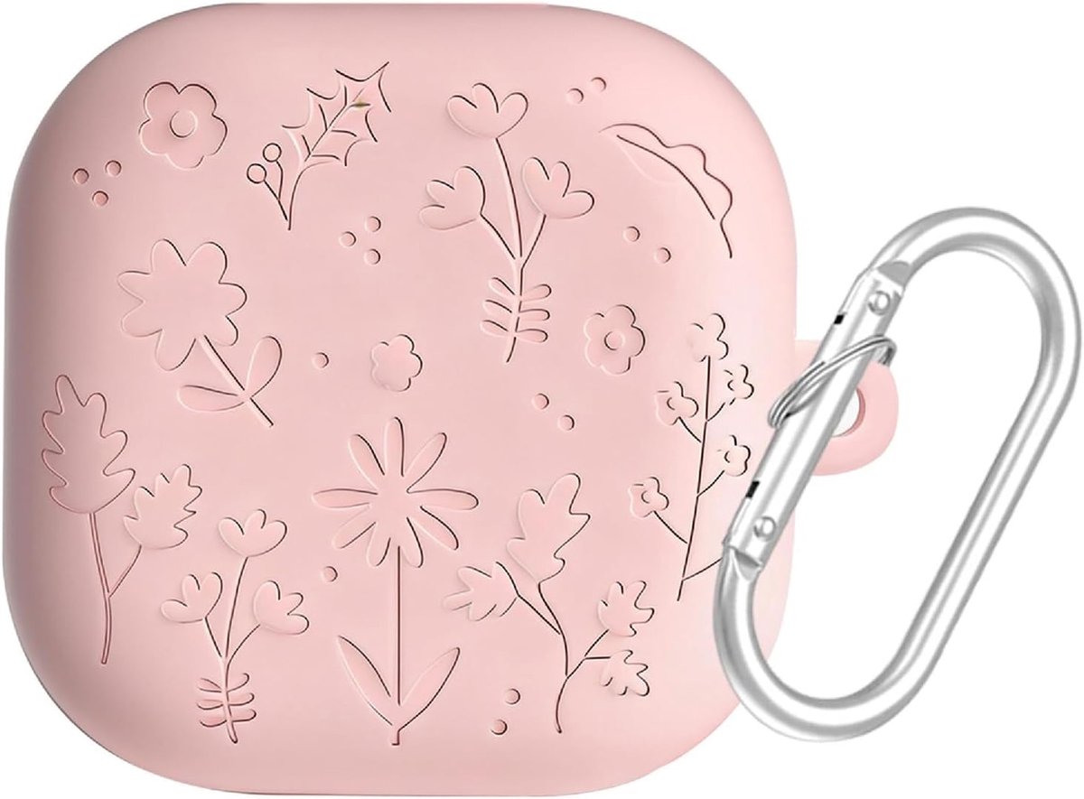 SnelShoppen - GIOPUEY Hoesje Geschikt voor Samsung Galaxy Buds 4/4 Pro, Schattige Grappige Silicone TPU Beschermhoes met Sleutelhanger, Hoesje voor Jo