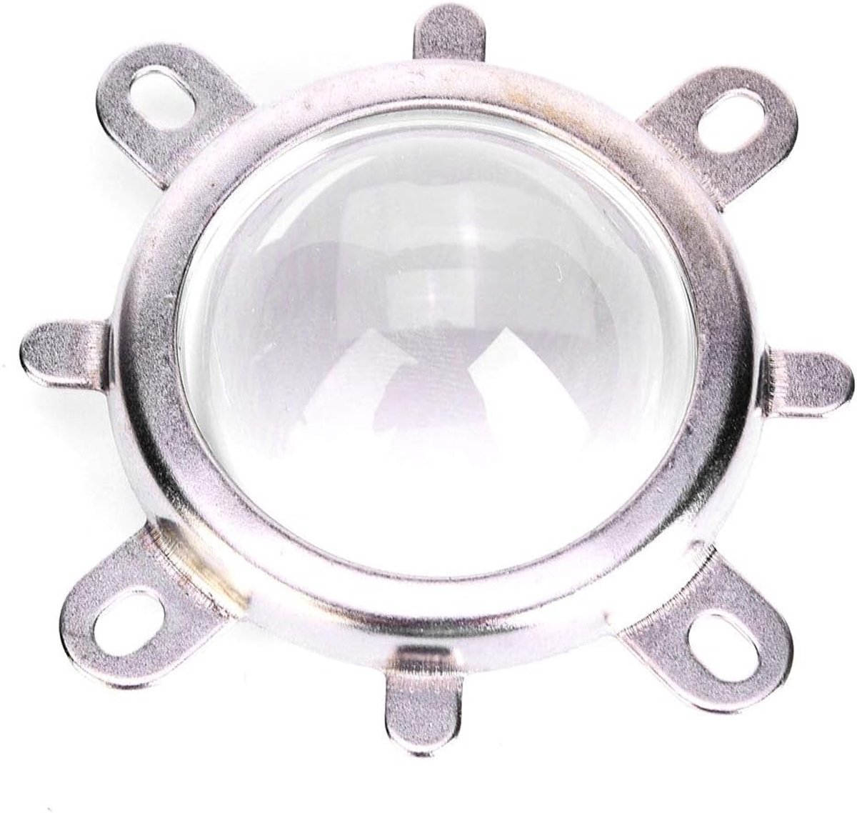 SnelShoppen - 20-100W LED Licht Lens Optische Glazen Lens 44mm + 50mm Reflector Collimator Cup + Fixeerklem (60°) voor Tuin, Camping, Feest