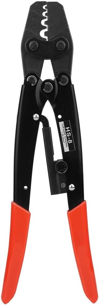 SnelShoppen - Crimping Pliers Krimptang Voor Elektra 1.25-8mm² 17-8AWG Voor Bloot Terminal - Stevige Stalen Handgreep - Ergonomisch Ontwerp