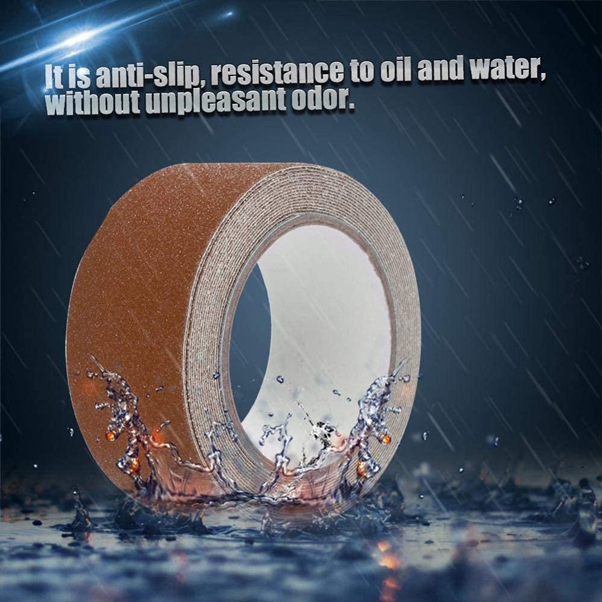 SnelShoppen - Antislip Tape, 4.5 x 40.5 cm, Kleurrijke Antislip Lijm Tape voor Trappen en Vloeren, Waterdicht, Duurzaam PVC, Veiligheid voor Kinderen