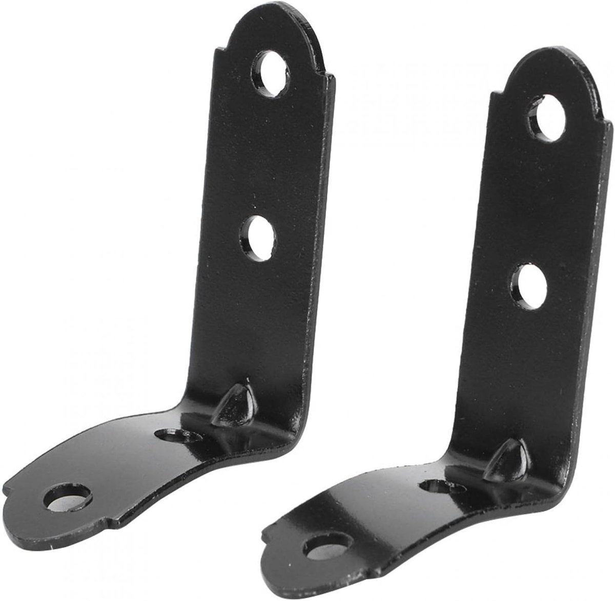 SnelShoppen - 2 Stuks Zwarte Hinge Steun Beugel Reparatie Set voor Auto Handschoenenvak A3 A4 S4 B6 B7 - Eenvoudige Installatie, Vervangende Onderdele