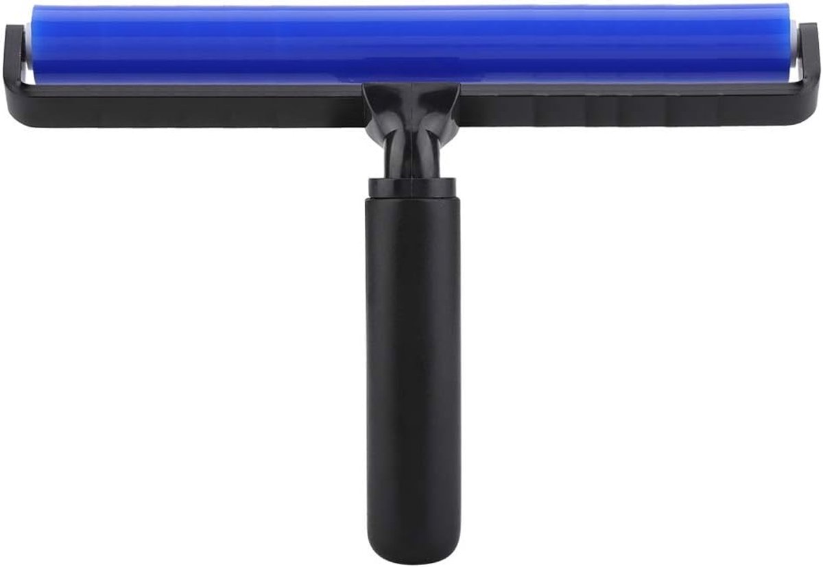 SnelShoppen - Dust Removal Roller Sticky Siliconen Antistatische Borstel Handmatige Cleaner Tool voor Stof Huisdierhaar Kleding Tapijt Meubels (30 cm)