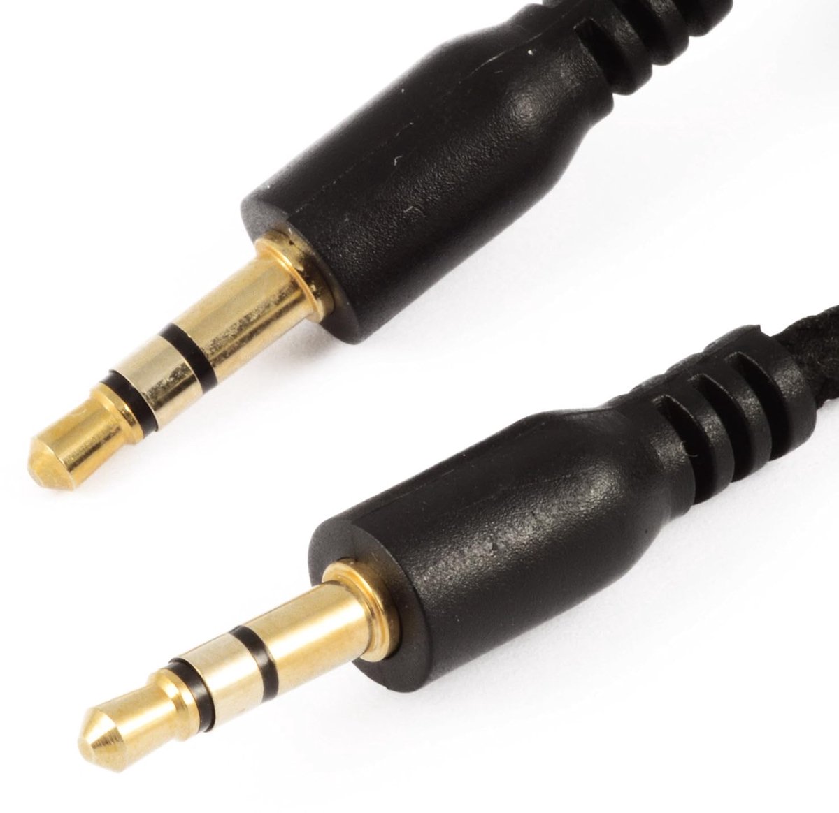 SnelShoppen - 3 meter 3.5mm male stereo jack naar jack audio kabel - Goudgeplated, zwart, voor PC, CD-speler, multimedia luidspreker, mini-hifi stereo
