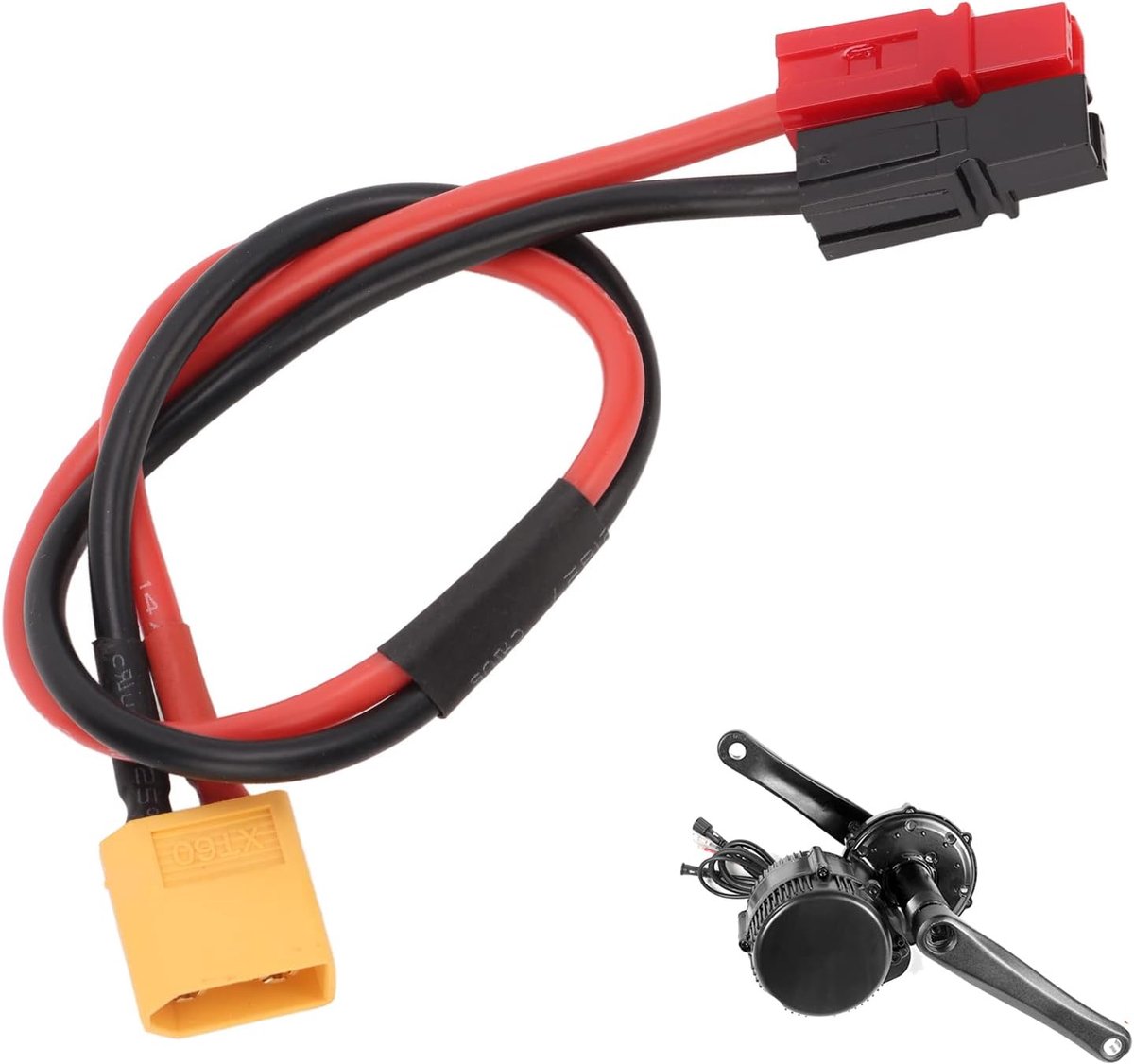 SnelShoppen - XT60 Naar Anderson Adapter Kabel, Anderson Naar XT60 Connector Voor BBSHD Middenmotor Naar Accu, Hoogwaardig Koper, Temperatuurbestendig