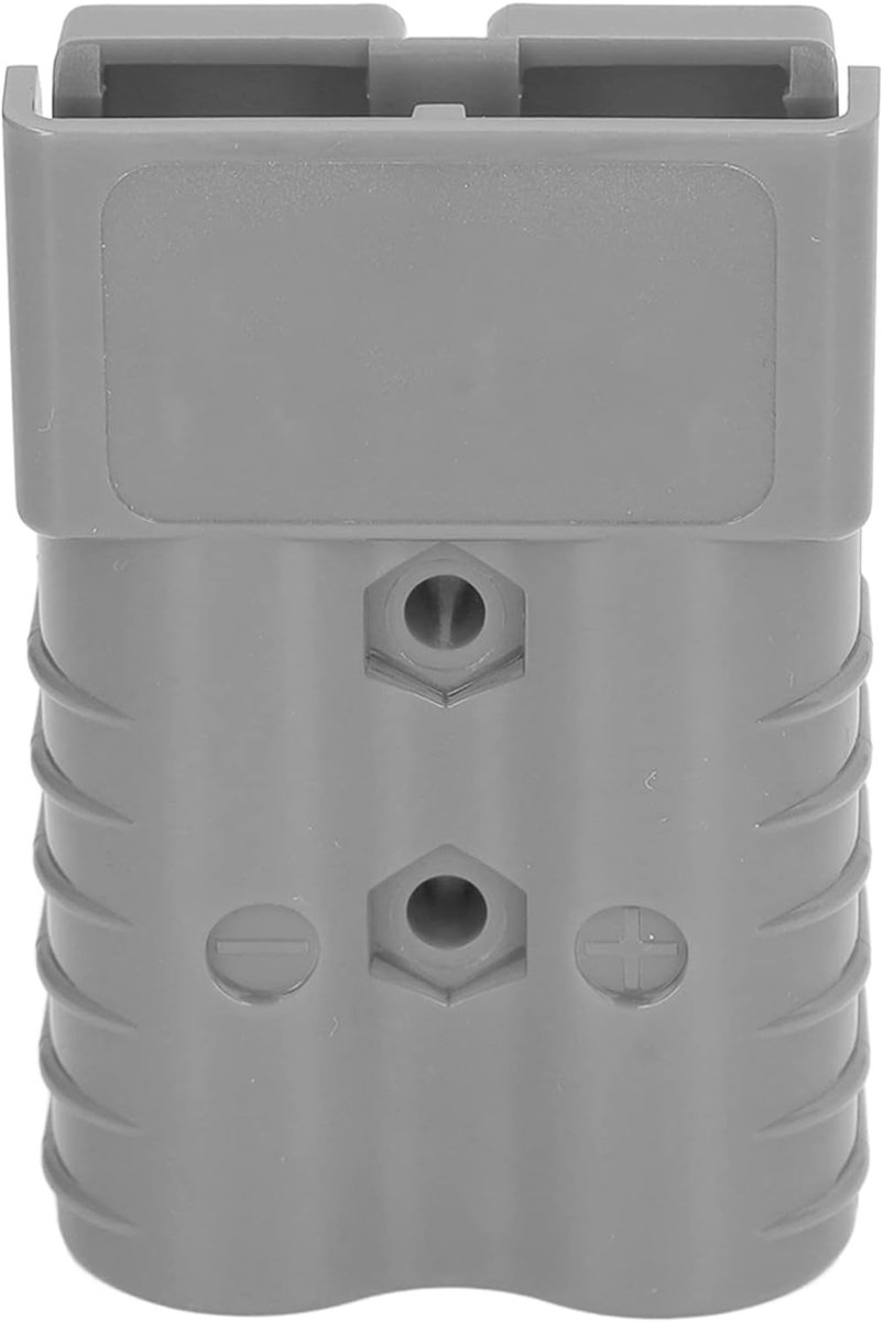 SnelShoppen - 350A 600V Plug Accu Snelle Aansluitkit voor Auto, Zonnepanelen, Caravan, Boot, Heftruck, Hoge Stroom, Grijs