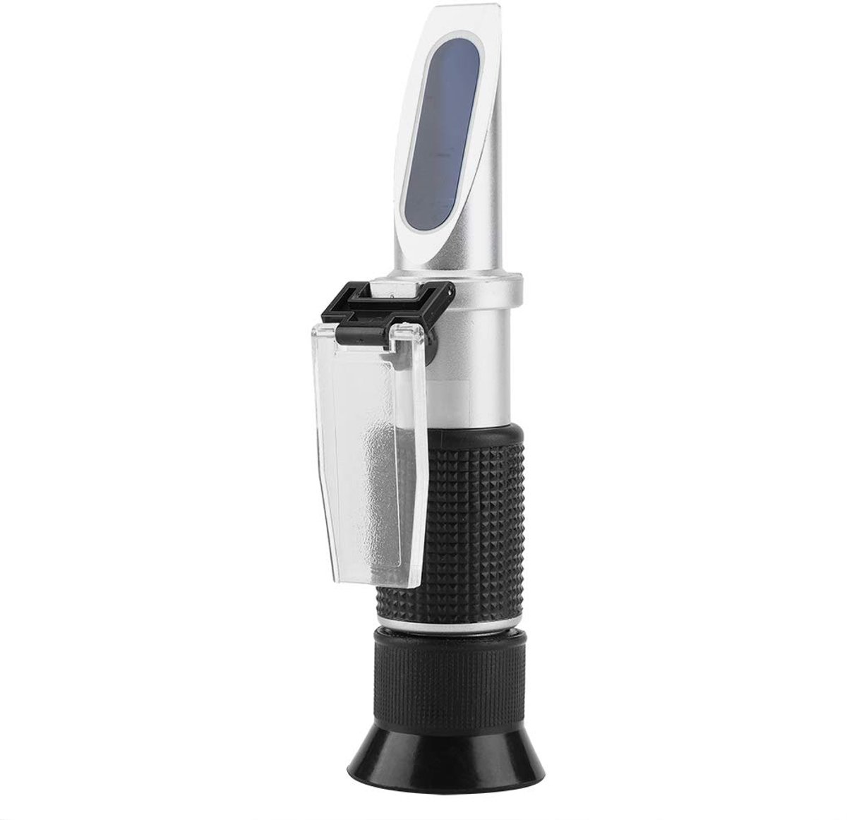 SnelShoppen - 3-in-1 Brix Refractometer - Draagbare Wijn en Druiven Alcoholmeter - Aluminium - 0-25% Vol, 0-40% Brix, 0-22 Baume - Perfect voor Restau