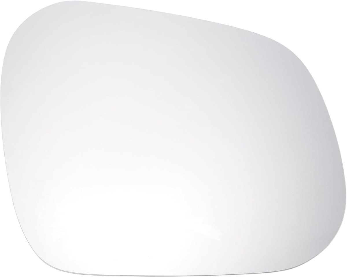 SnelShoppen - Vervangende Zijspiegel Glasmirror Rechts voor SEAT Altea 2007-2018 en SEAT XL 2008-2013 - Convex, Verwarmd, Wit - Inclusief Bevestigings
