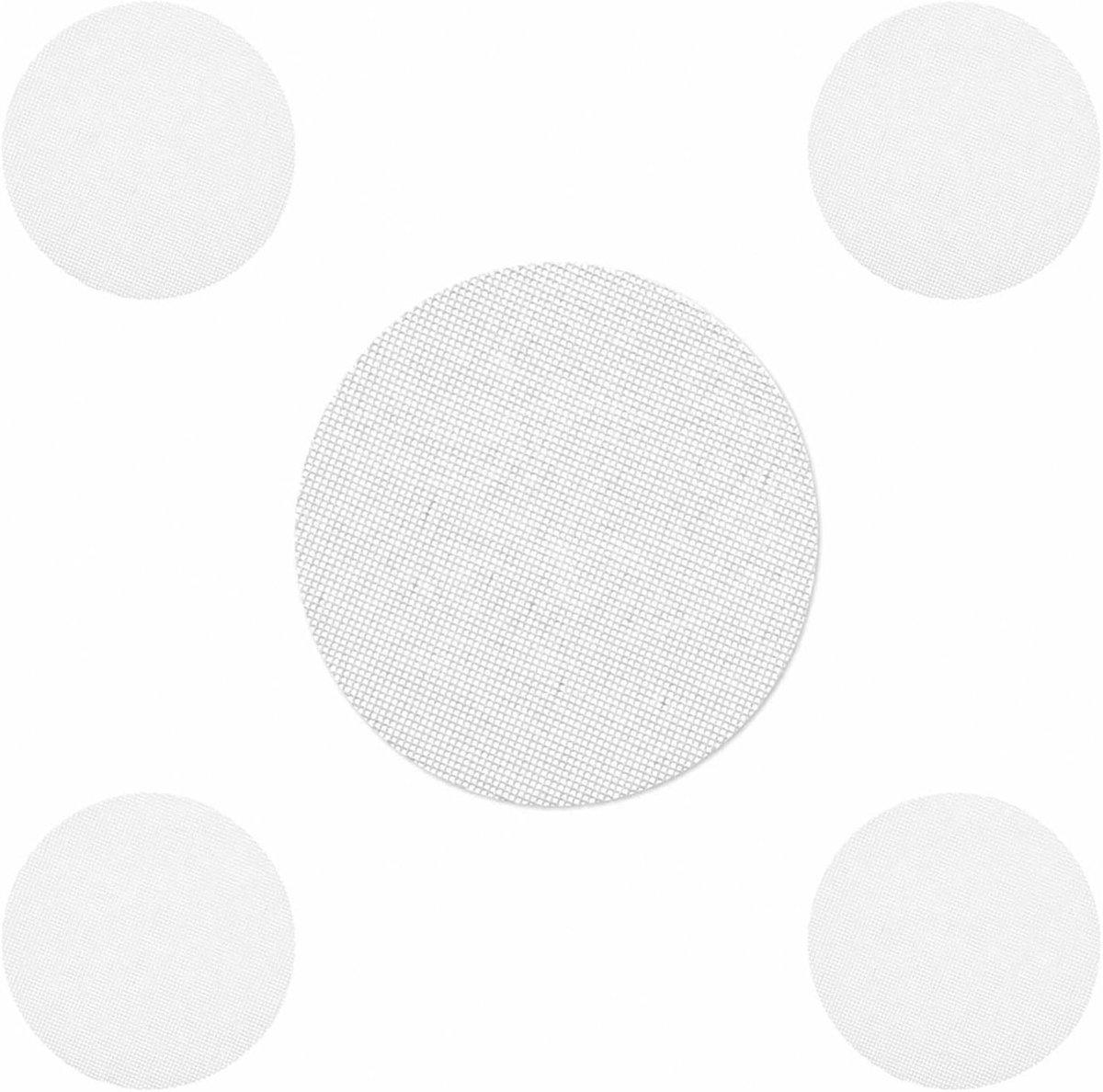 SnelShoppen - 5 Stuks Siliconen Stoommat, Herbruikbaar en Antiaanbak Coating voor Dim Sum, Groenten, Rijst, 16-25cm, BPA-vrij, Hoge Temperatuur Weerst