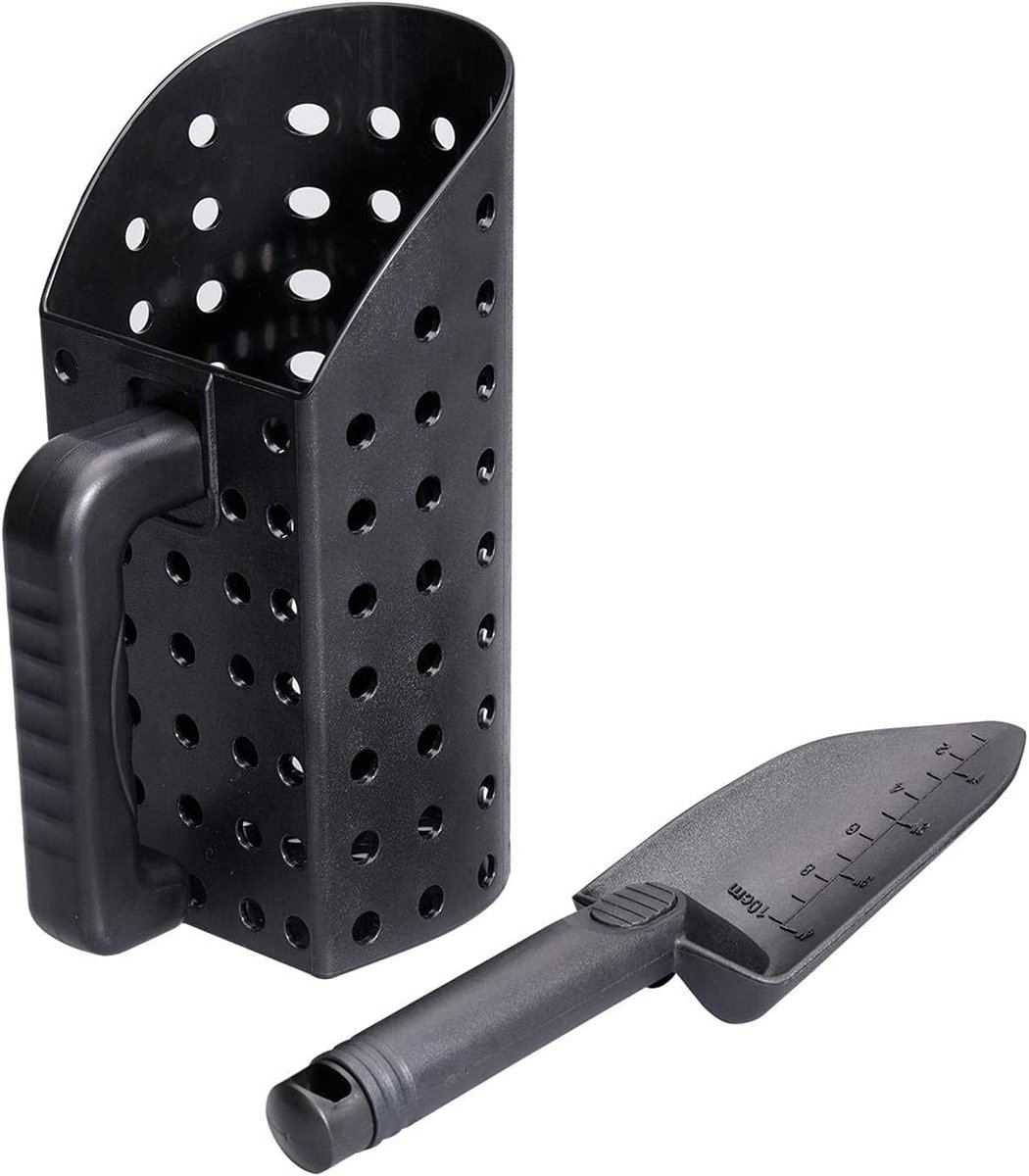 SnelShoppen - Metal Detector Accessoire Set, 2-delige Zandschep en Schep Set voor Schatzoeken, Met Handvat voor Ondergrondse Metaaldetectie, Perfect v