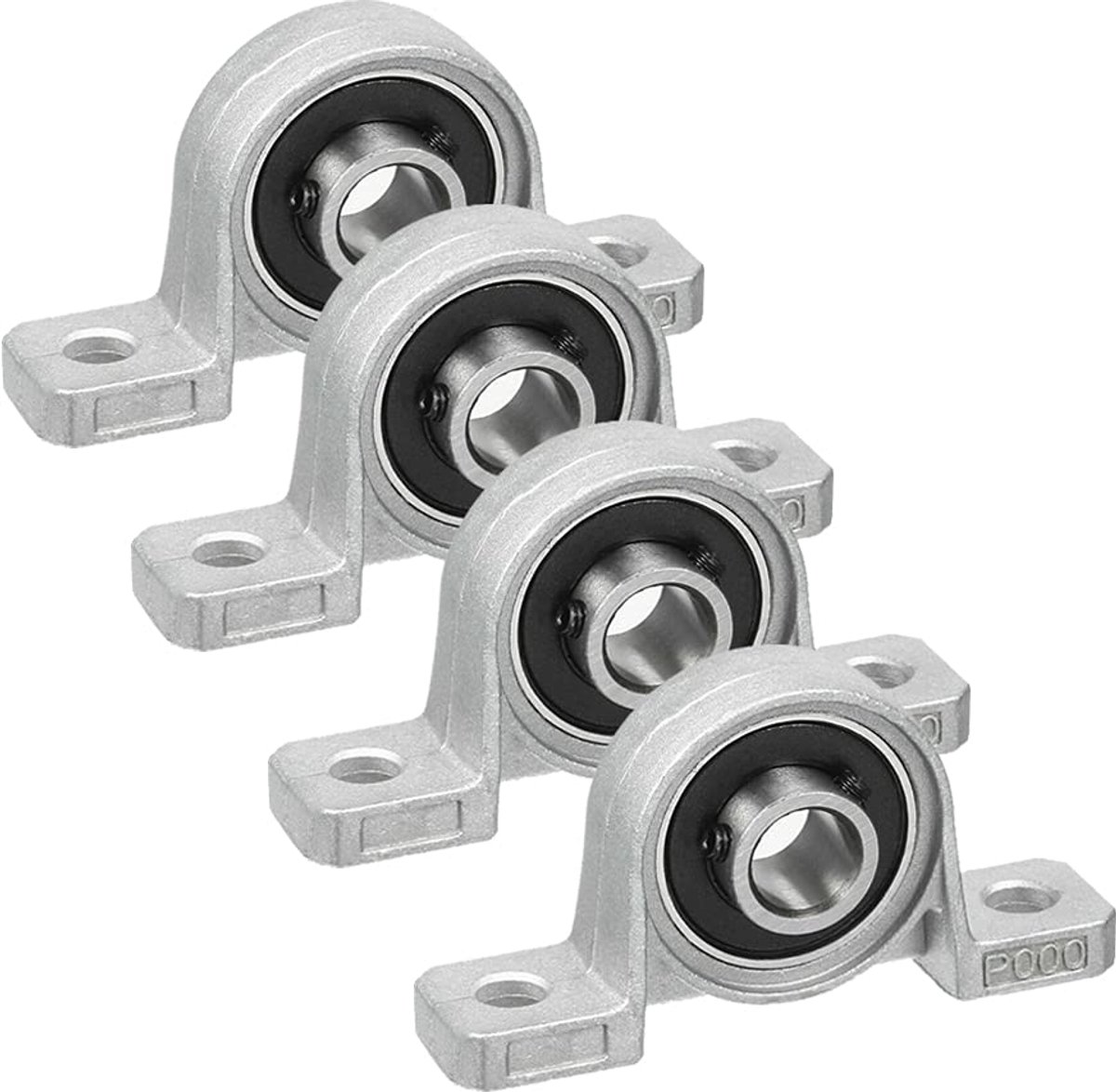 Zelfalignerende lagers 10mm - zinklegering - verticaal - ideaal voor machines - ShopVlot