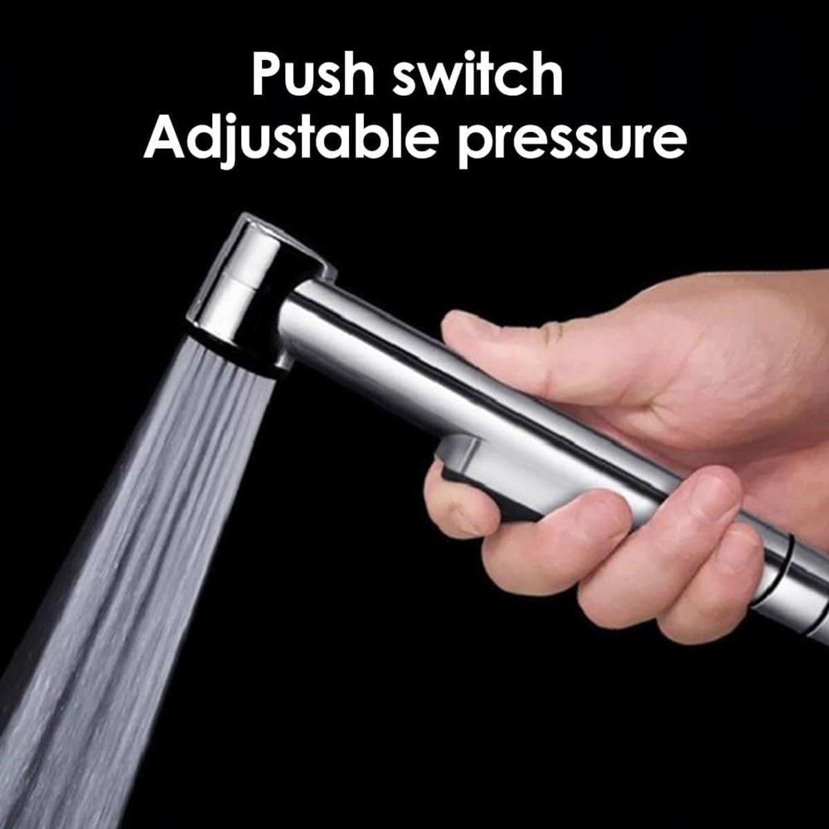 SnelShoppen - Bidet Spray Nozzle Handheld Bidet Douche Spuit, Draagbare ABS Spray voor Toilet en Baby Luier Sprayer, 18cm Hoog, Duurzaam en Betrouwbaa