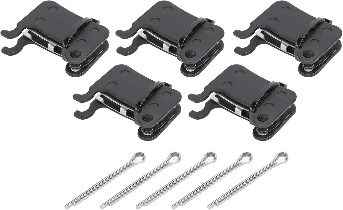 SnelShoppen - Disc Brake Pads Fietsen, Remblokken voor Schijfremmen, Resin, Semi-metaal, Geluidsarm, Slijtvast, Voor Wegfiets, 2 Stuks