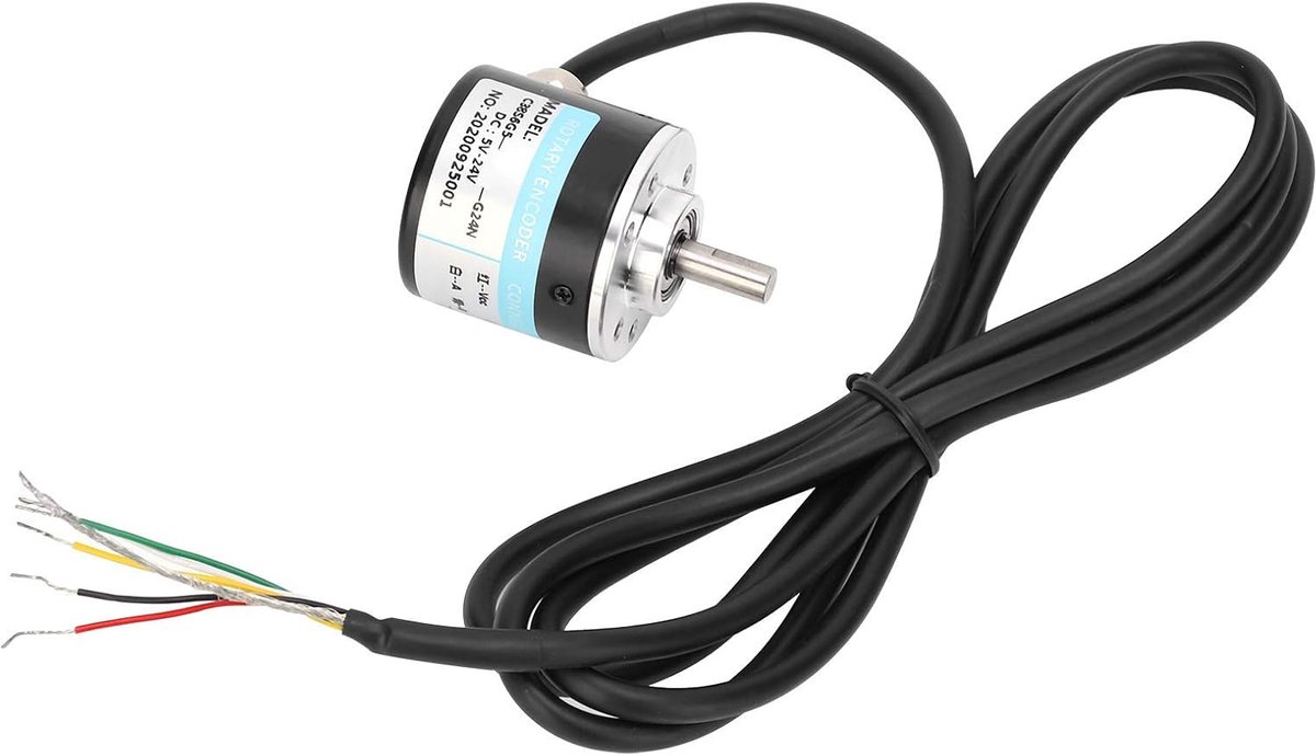 SnelShoppen - DC5-24V Incremental Optische Rotary Encoder Stabiele As ABZ 3Fase Motion Control Component 30KHZ 1000B/1024B (1024Z) voor Precisie Toepa