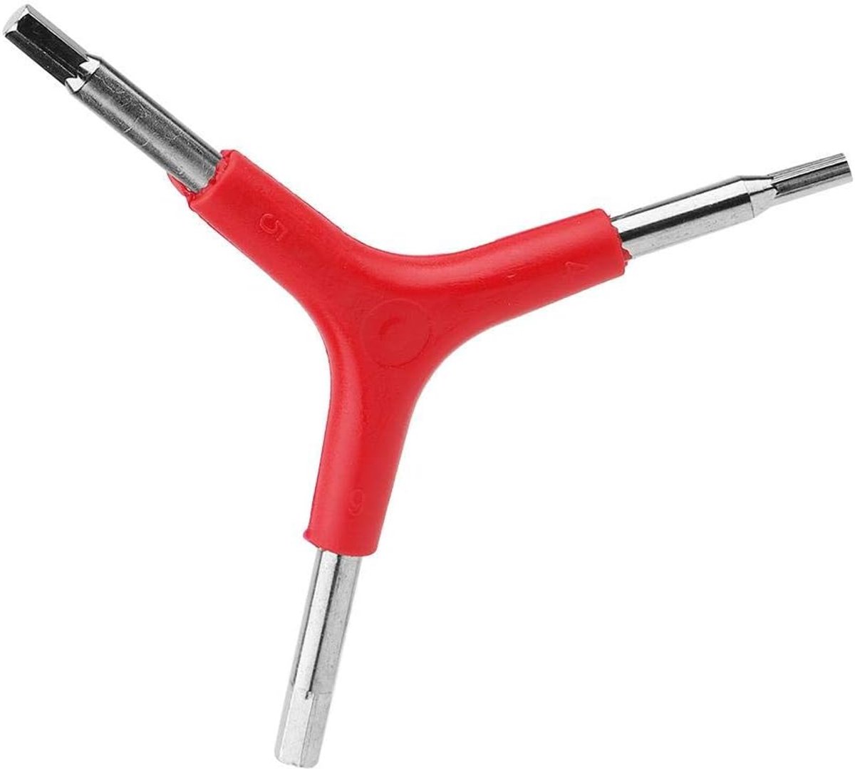 SnelShoppen - Cykelhandtag Insexnyckel, Drie Wegen Insexnyckel voor Cykelreparatie, 4mm/5mm/6mm, Premium Kwaliteit, Ideaal voor Fietsonderhoud Buiten