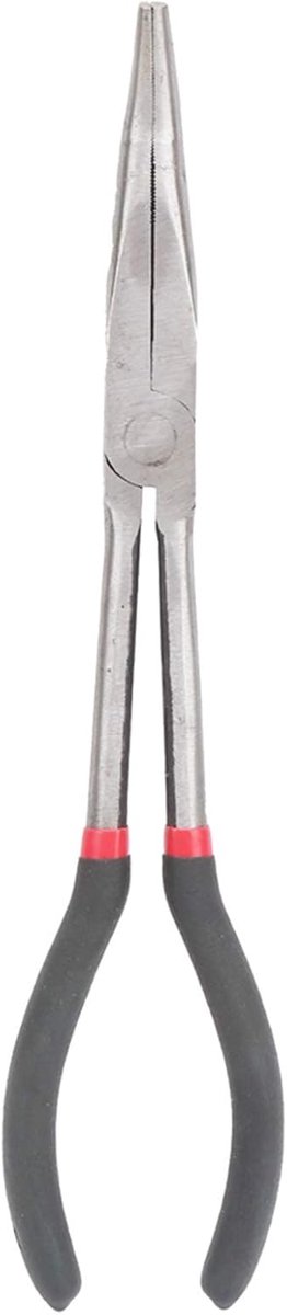 SnelShoppen - Tang 280mm Gebogen Hoek 45° Verlengd Handvat Staal Antislip 11 Inch - Voor Krappe Ruimtes, Ergonomisch, Duurzaam, Voor Klussen en Hobby'