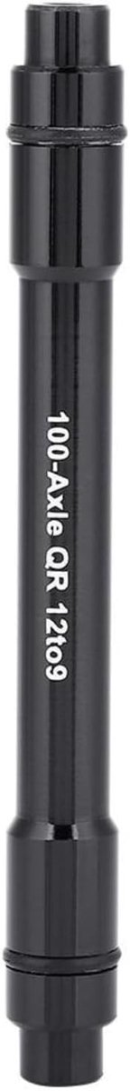 Broco Bicycle thru axle adapter MTB 12mm to 9mm, bicycle Thru Axle hub adapter 12mm 9mm quick release black - ShopVlot
