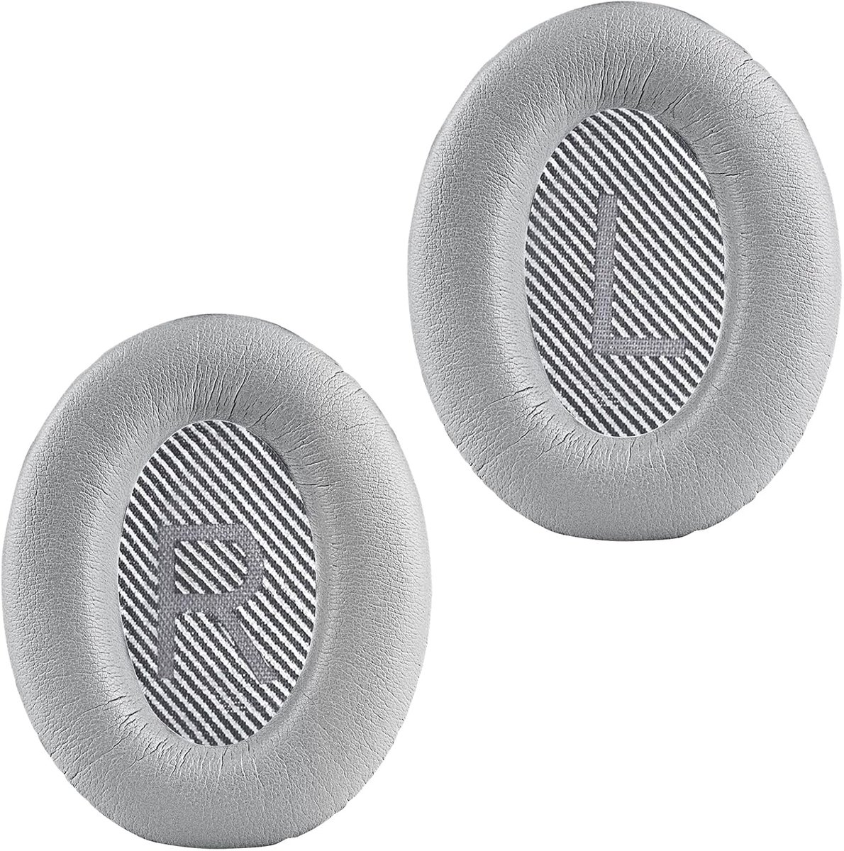 SnelShoppen - Vervangende Oorkussens QC35 II - Comfortabele Oorkussens voor Bose QuietComfort 35 II Draadloze Hoofdtelefoon - Zilver - Geheugenfoam en