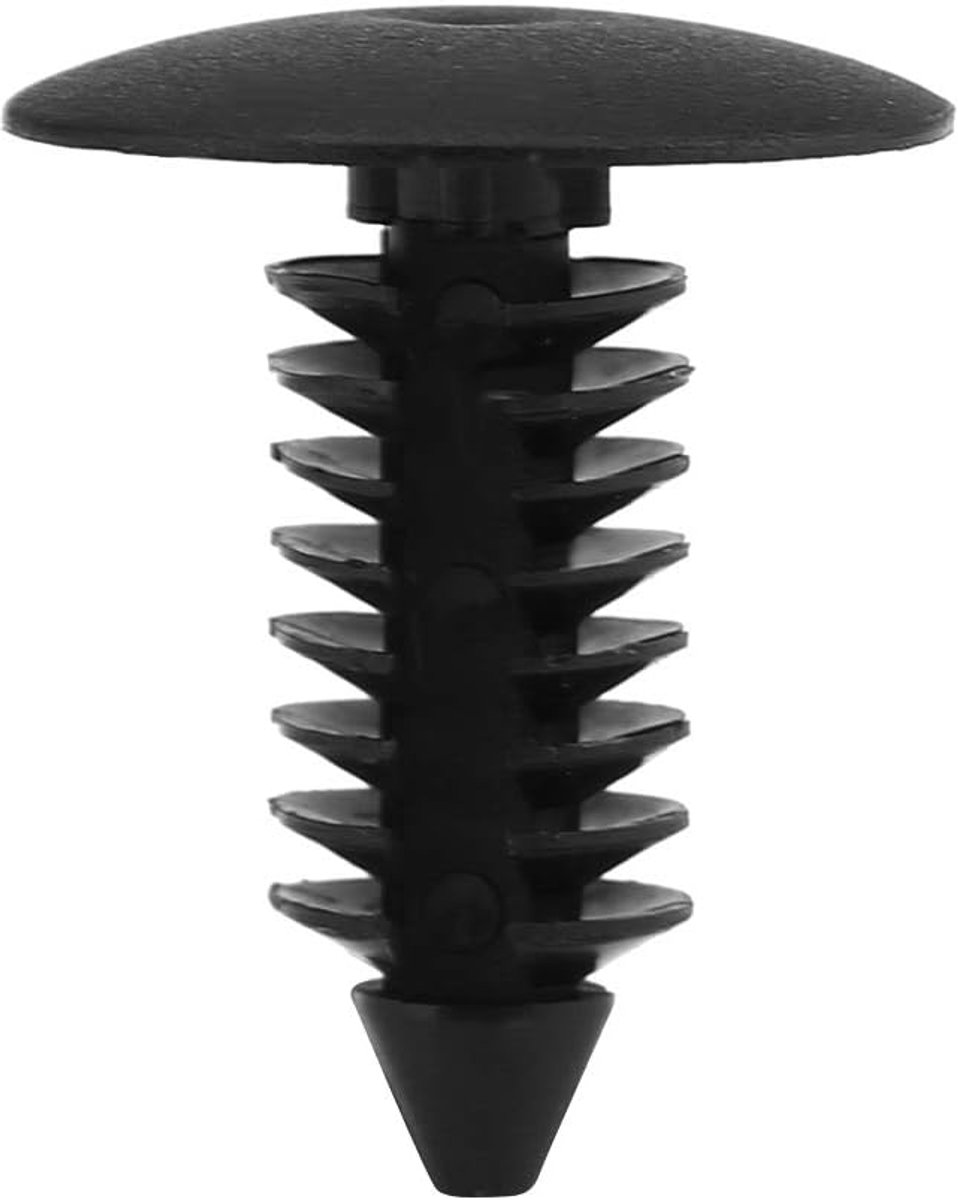 SnelShoppen - 100 Stuks Universele Nylon Auto Bumper Rivets Clips Schroeven Snap Fastener Bevestigingsklemmen voor Deurpanelen, Bumpers en Motoren