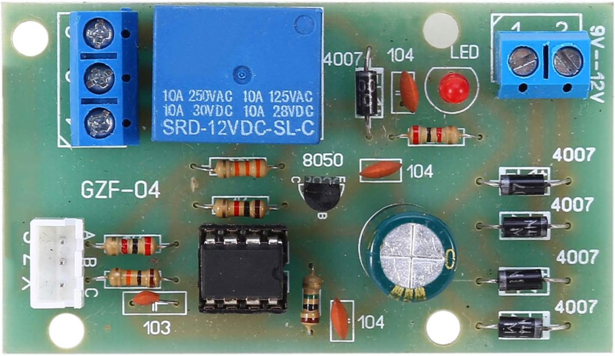 SnelShoppen - 12 V Vloeistofniveau Sensor, Waterniveau Detector voor Huishoudens, Pomp en Zwembad, Lage Energieverbruik, Hoge Schakelcapaciteit, Betro