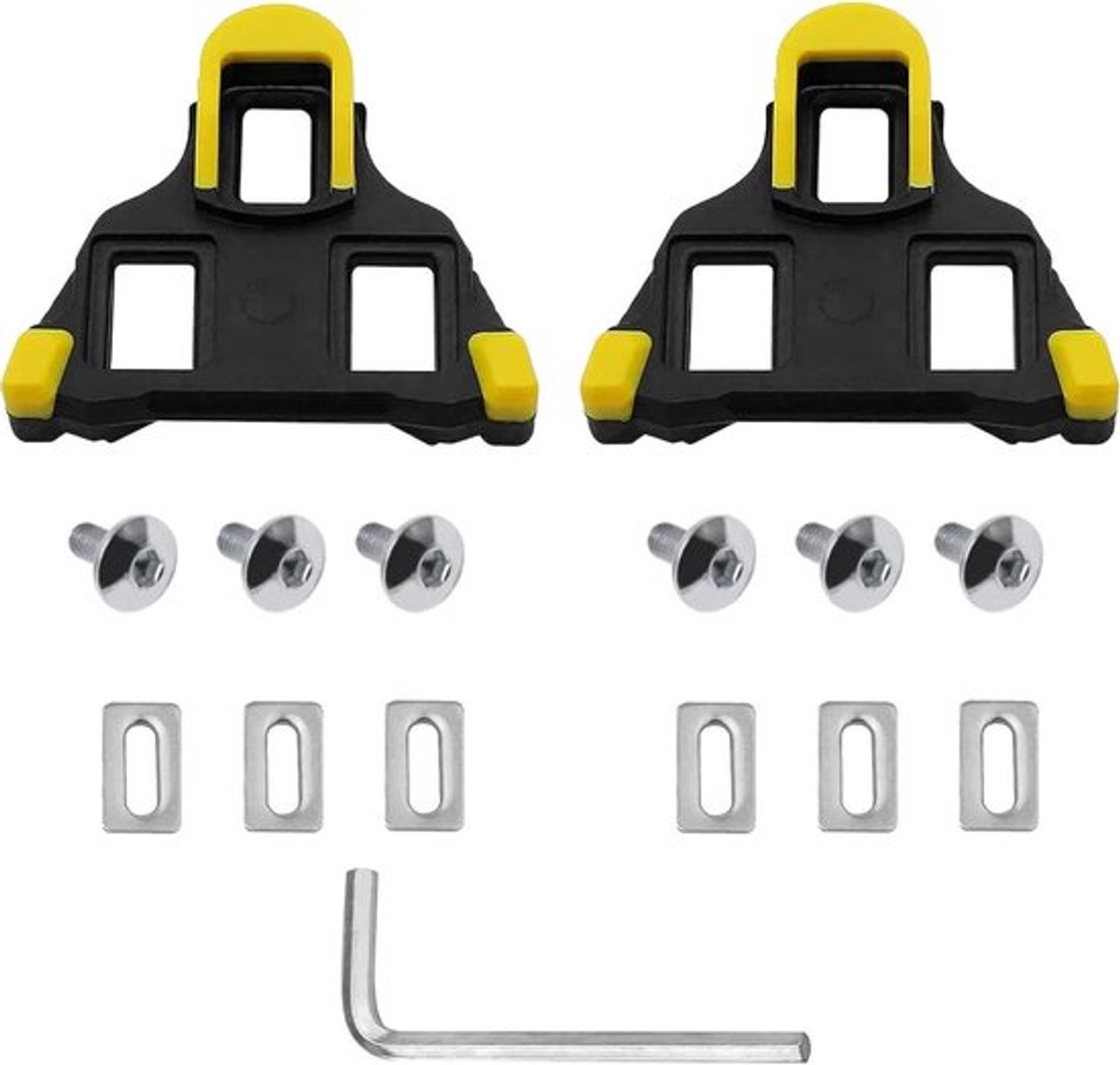 2 Stuks SPD Fietsschoenen Cleats, Compatibel met Wegfiets Pedalen en Fietsplaatjes, Ideaal voor Fietsen en Racefietsen