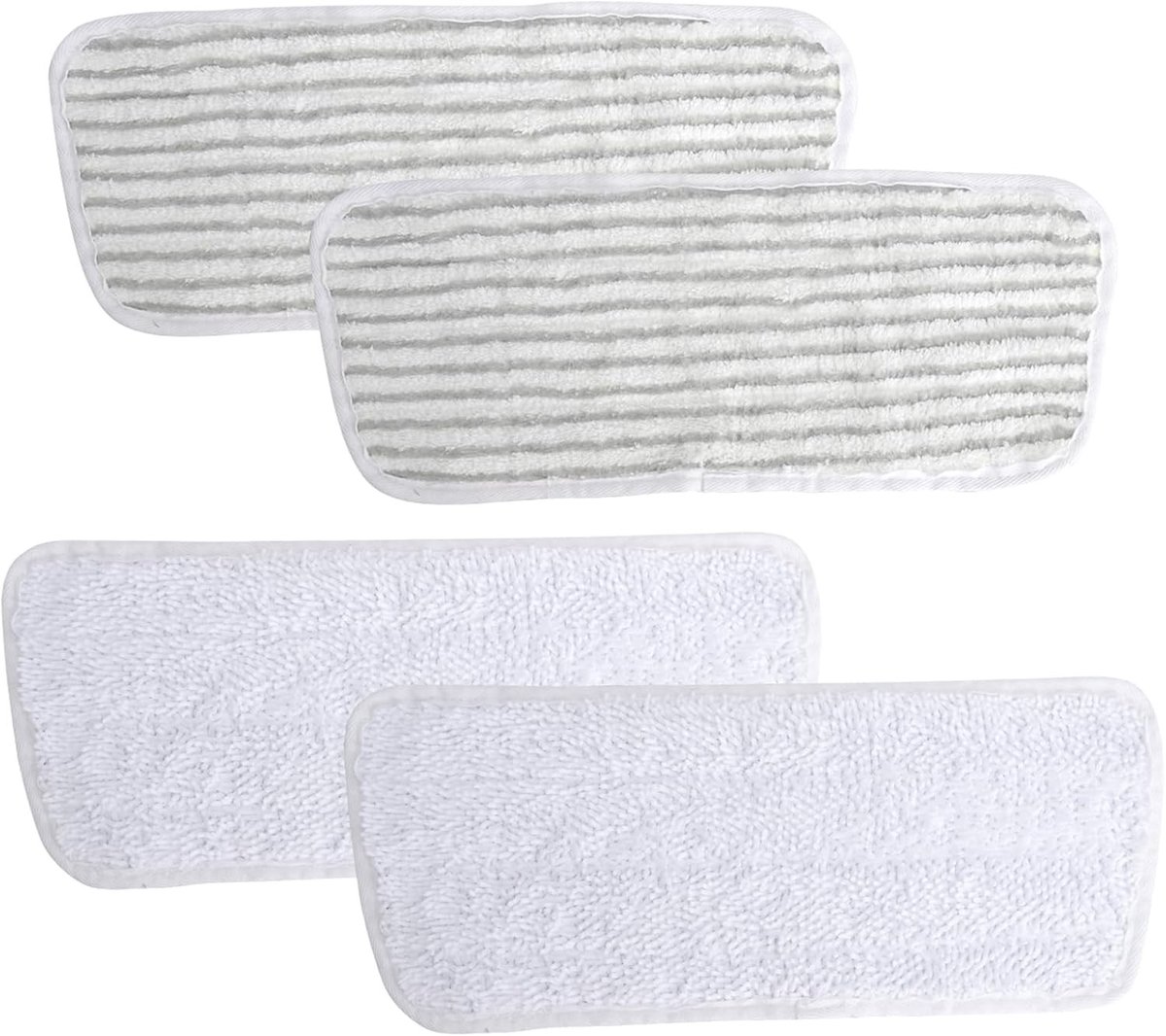 Set van 4 Vervangende Mop Covers voor Stoomreiniger - Wasbare en Herbruikbare Flat Mop Pads voor Efficiënte Reiniging