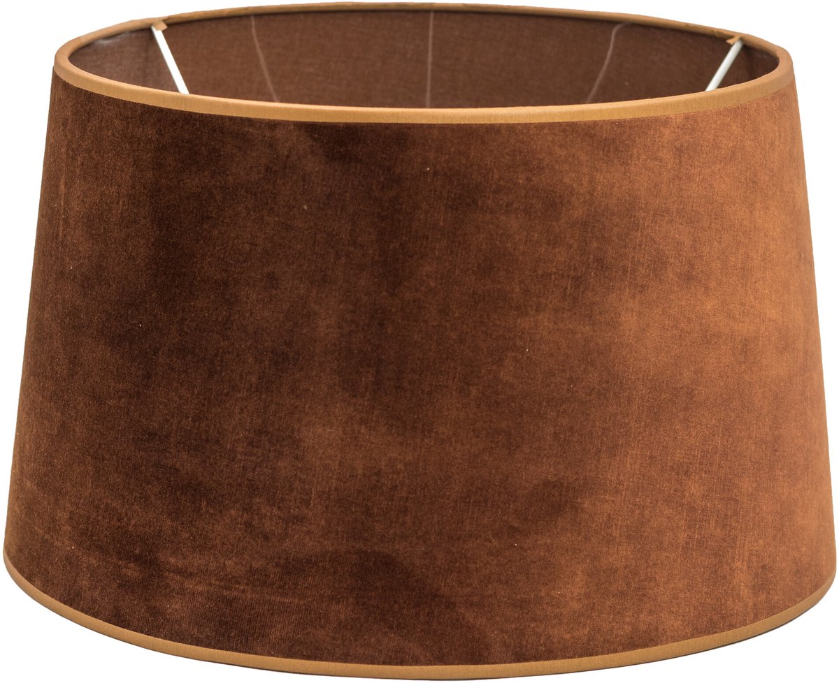 Lampenkap 40cm velvet copper