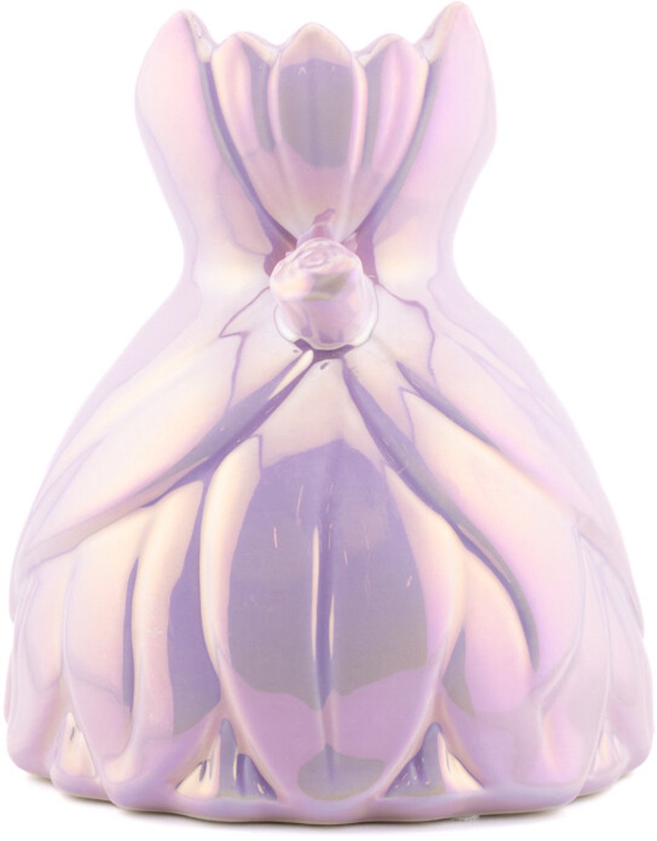 Aardewerk vaas Princess dress roze