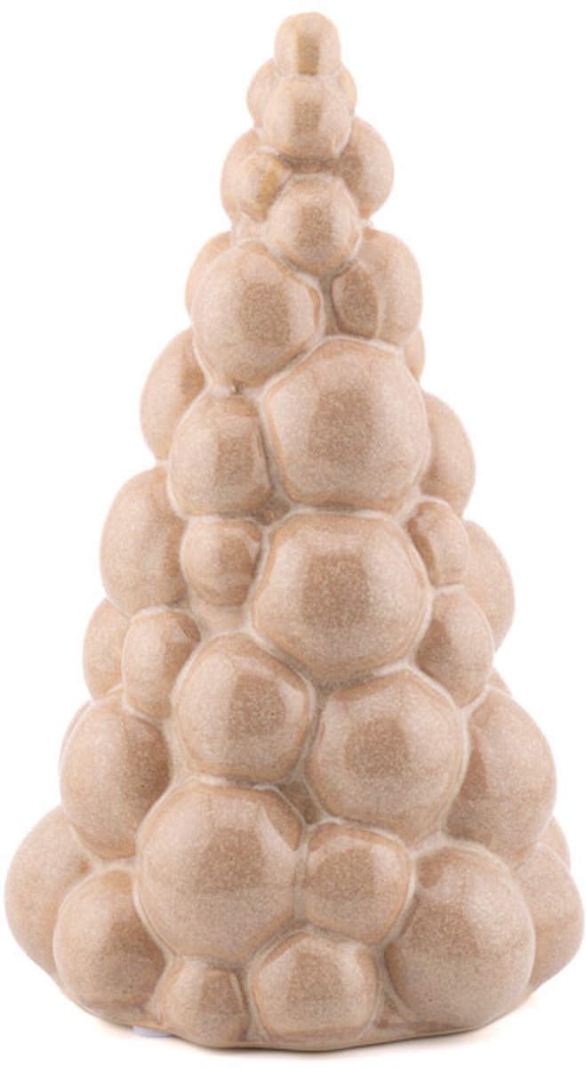 Ornament kerstboom Fir beige S