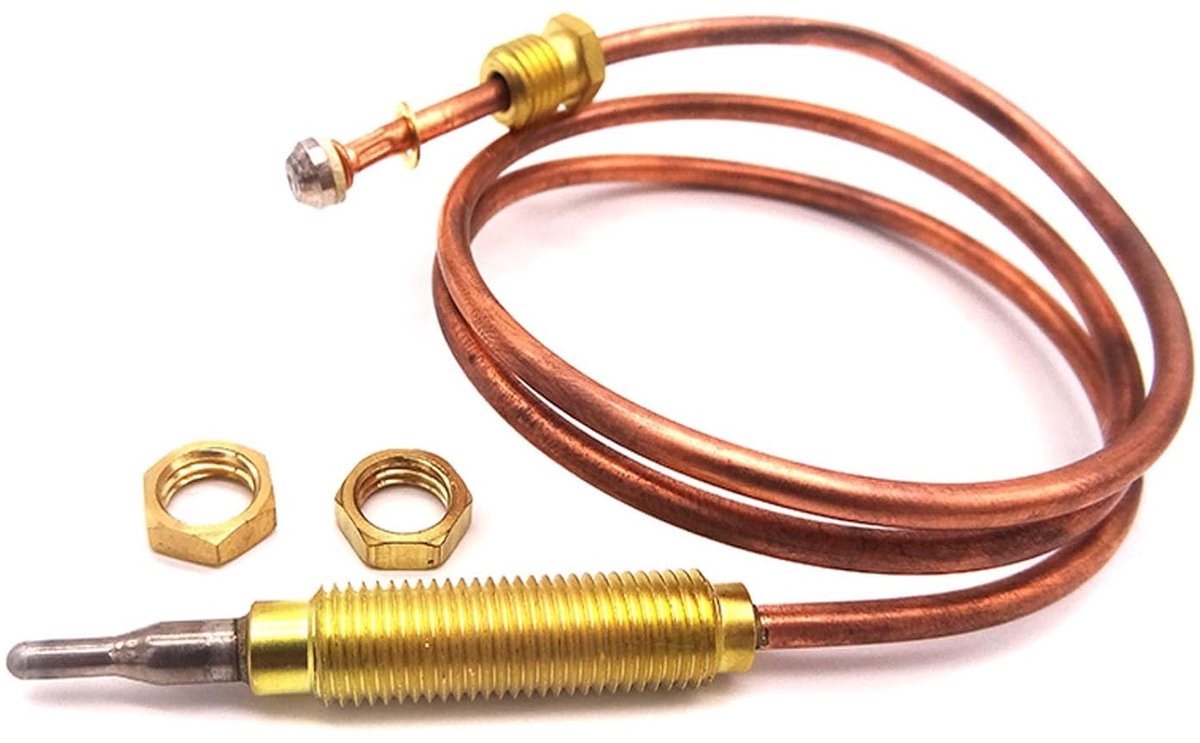 Thermokoppel voor Gasapparatuur - Universeel - 61 cm - Voor BBQ, Open Haard en Vuurplaats - Eenvoudig te Installeren