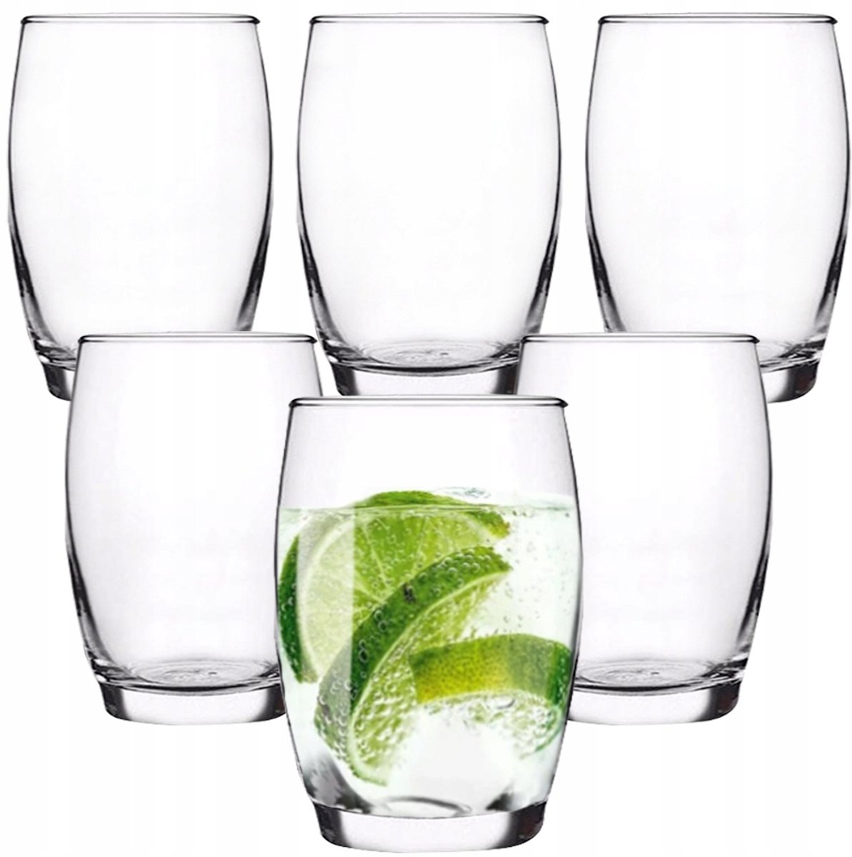 Glazen voor Drankjes 400ml - Set van 6 Stuks