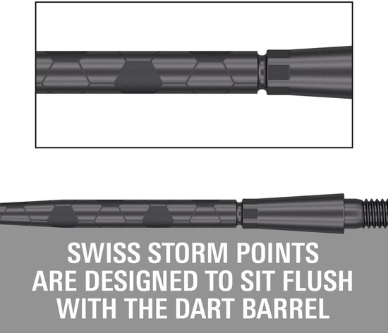 Target Swiss Points Storm Onyx Silver 30 mm van Target — afbeelding 5