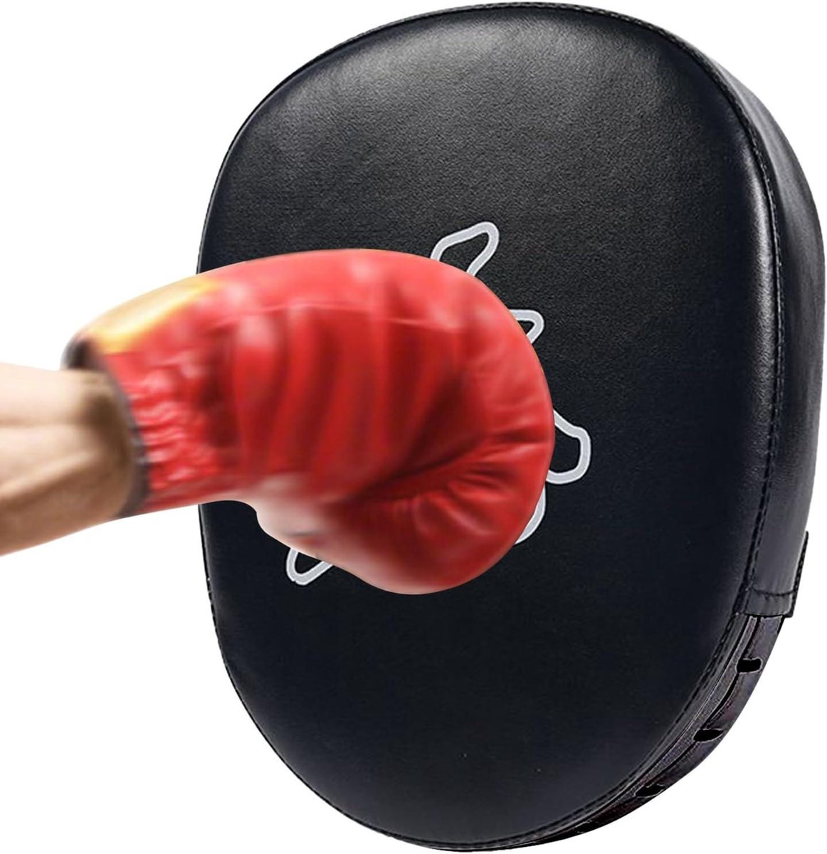 Vechtsport Trapdoelen - Fitness Kussen - Training Verbeteren - Ergonomisch Ontwerp - 24.5 x 19.5 cm - Zwart
