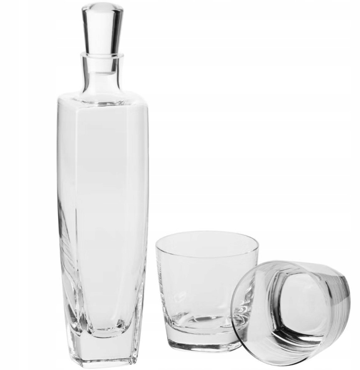 Krosno Perfect Serve Sky whiskykarafset met 2 glazen